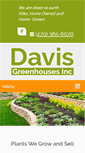 Mobile Screenshot of davisgreenhouses.com